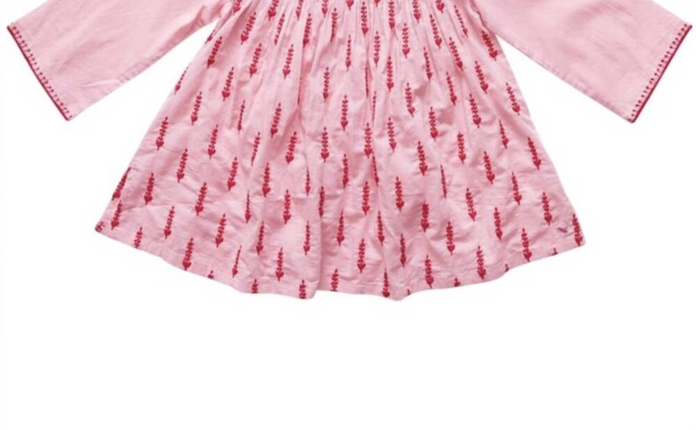 NEW PINK CHICKEN girls' jade peony tunic coverup in pink